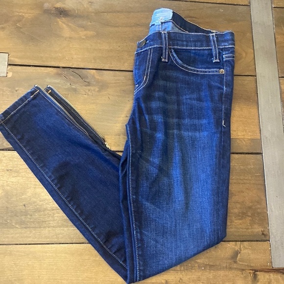 Current/Elliot stiletto skinny jeans zippered Ankle size 25 - Picture 1 of 8